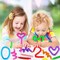 72Pack Pop Tubes, Fidget Sensory Toys Party Favors for Kids 4-8 8-12 Anxiety Stress Relief Toys Treasure Box Prizes Goodie Bag Stocking Stuffers Birthday for Toddlers Boys Girls